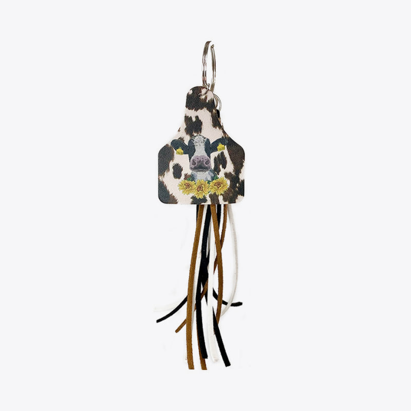 Chimney Shape Fringe Detail Key Chain