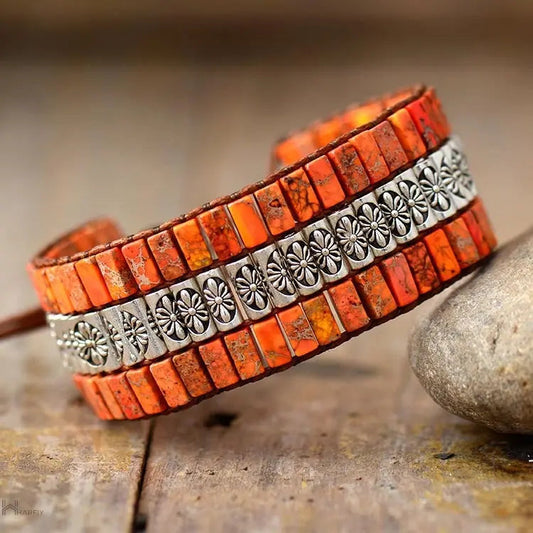 Antique Statement Wristband Bracelet