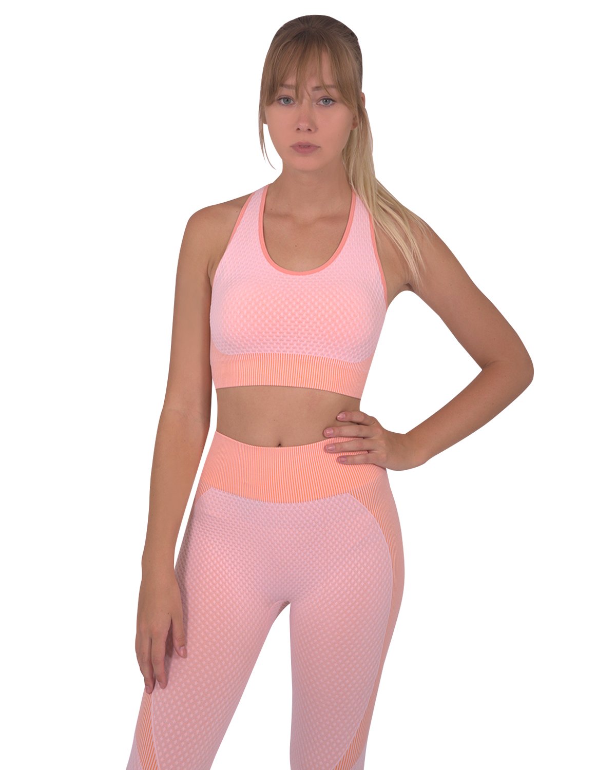 Trois Seamless Sports Bra - Pink